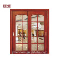 Solid Wood Flush Door with Full View Glass Tempered China